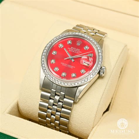 reloj rolex rojo